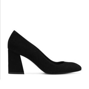 Stuart Weitzman Black Suede Pump